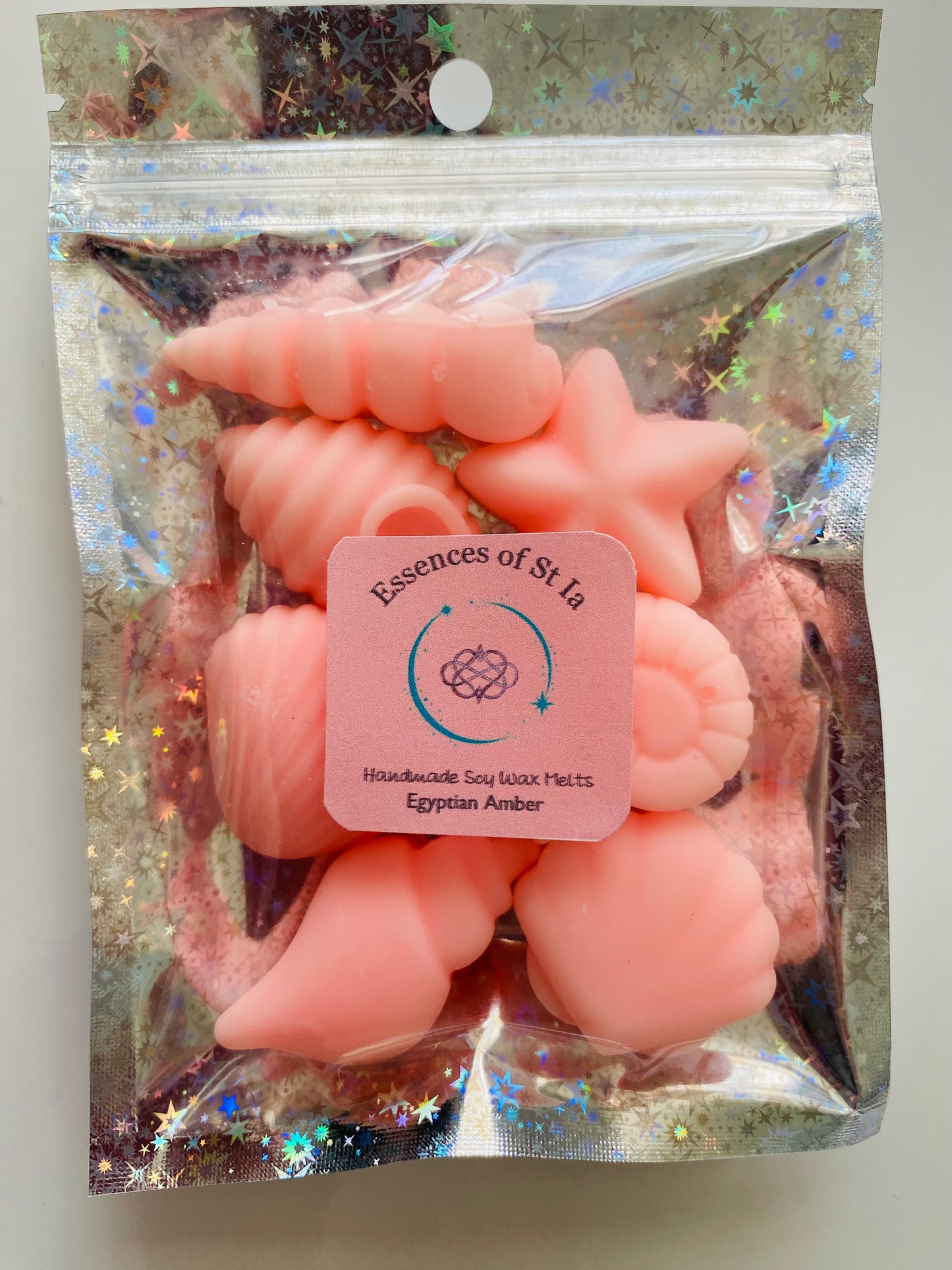 Seashell Soy Wax Melts ~ Egyptian Amber | Highly Scented Long-Lasting & Vegan