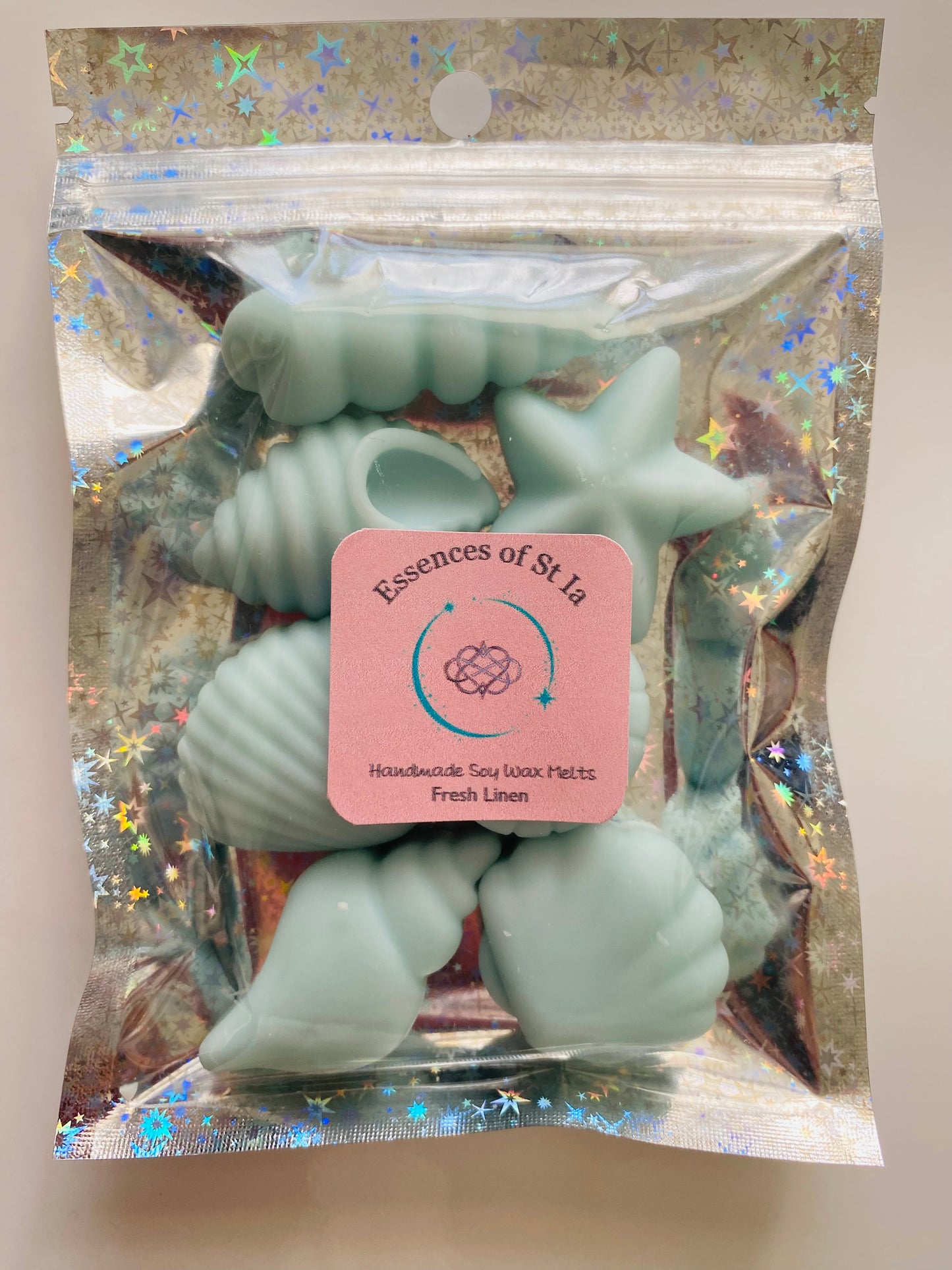 Seashell Soy Wax Melts ~ Fresh Linen | Highly Scented Long-Lasting & Vegan