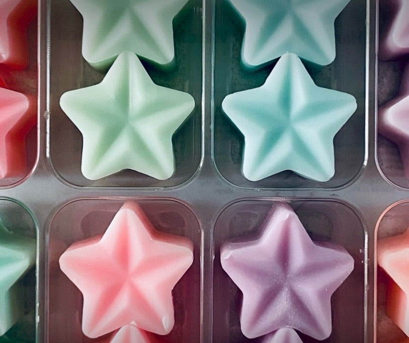 Luxury Soy Wax Melt Collection by Essences of St ia ~ Vegan, Cruelty Free in recyclable PET Clamshell Packaging