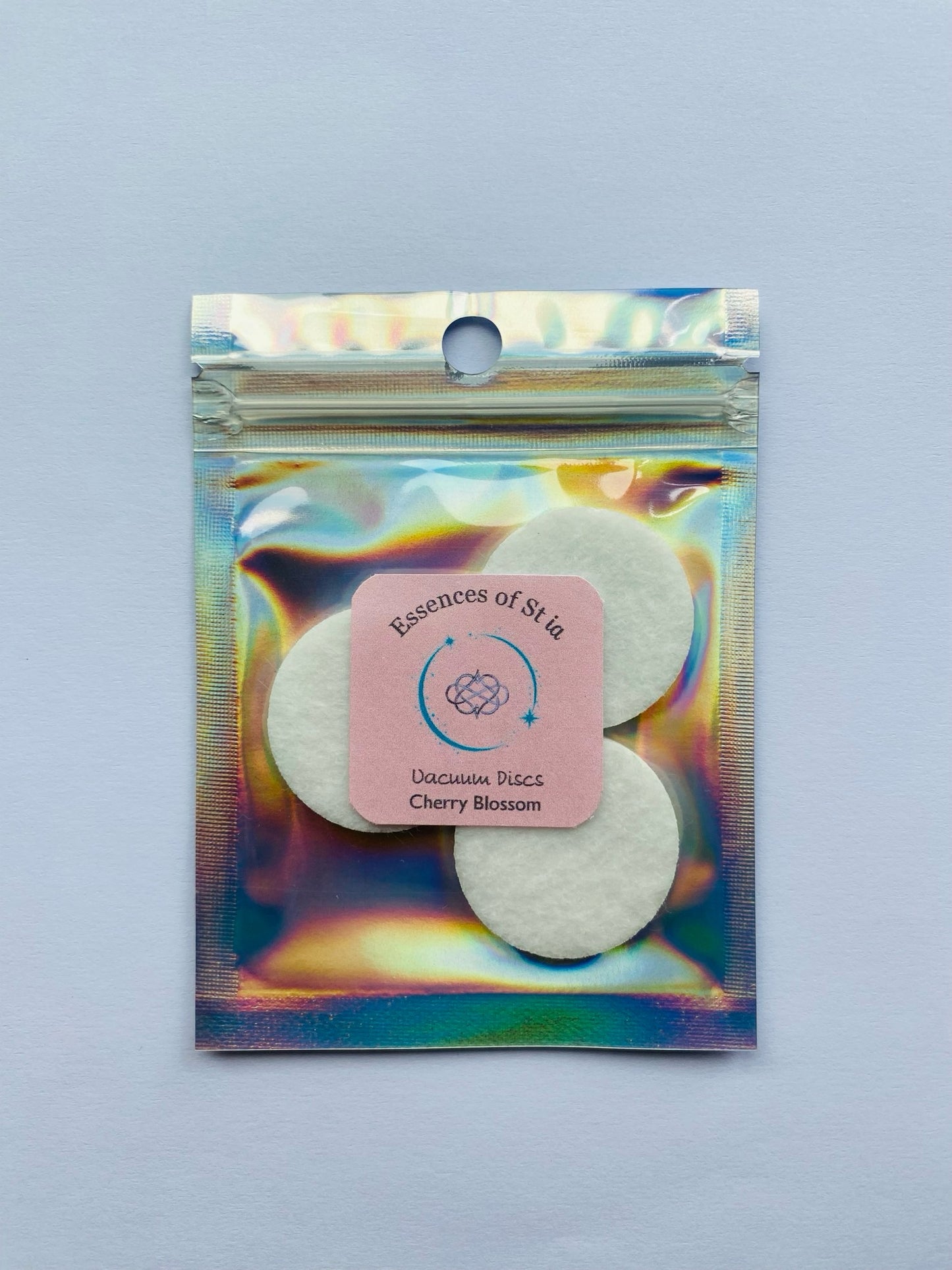 Cherry Blossom Vacuum Discs - Long lasting laundry-inspired, floral fragranced discs for highly scented eco-luxury. Handmade in St Ives, Cornwall