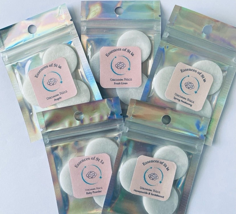 Cherry Blossom Vacuum Discs (Pack of 3) – Highly Scented, Long-Lasting & Vegan | Handmade in St Ives