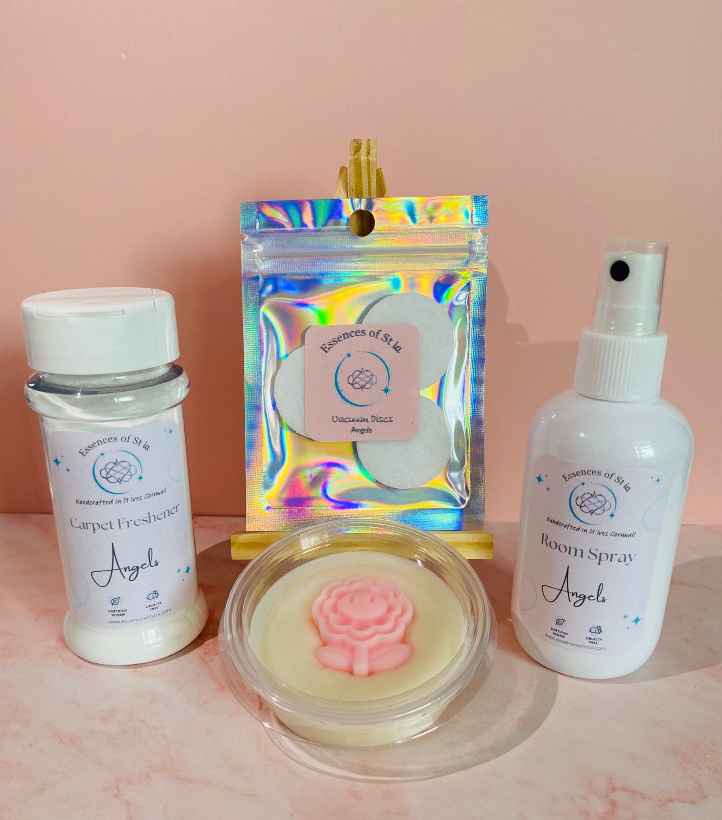 Angels Home Fragrance Collection | Highly Scented Long-Lasting Vegan | Luxury Gift Set by Essences of St ia