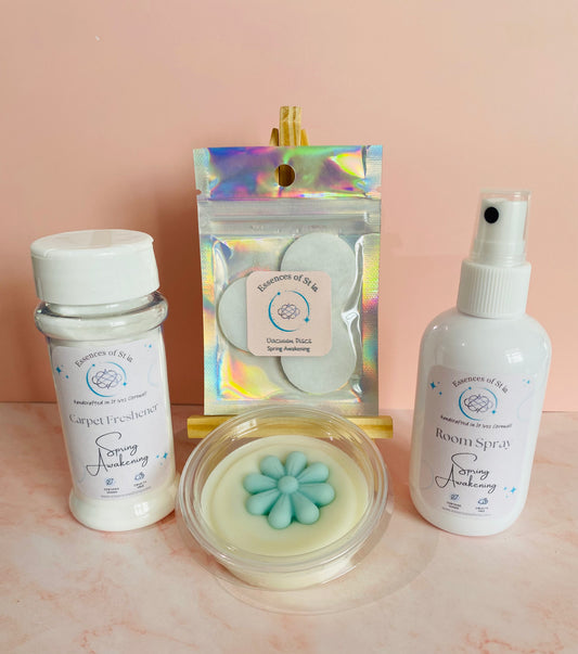 Spring Awakening Home Fragrance Collection | Highly Scented Long-Lasting Vegan | Luxury Gift Set by Essences of St ia