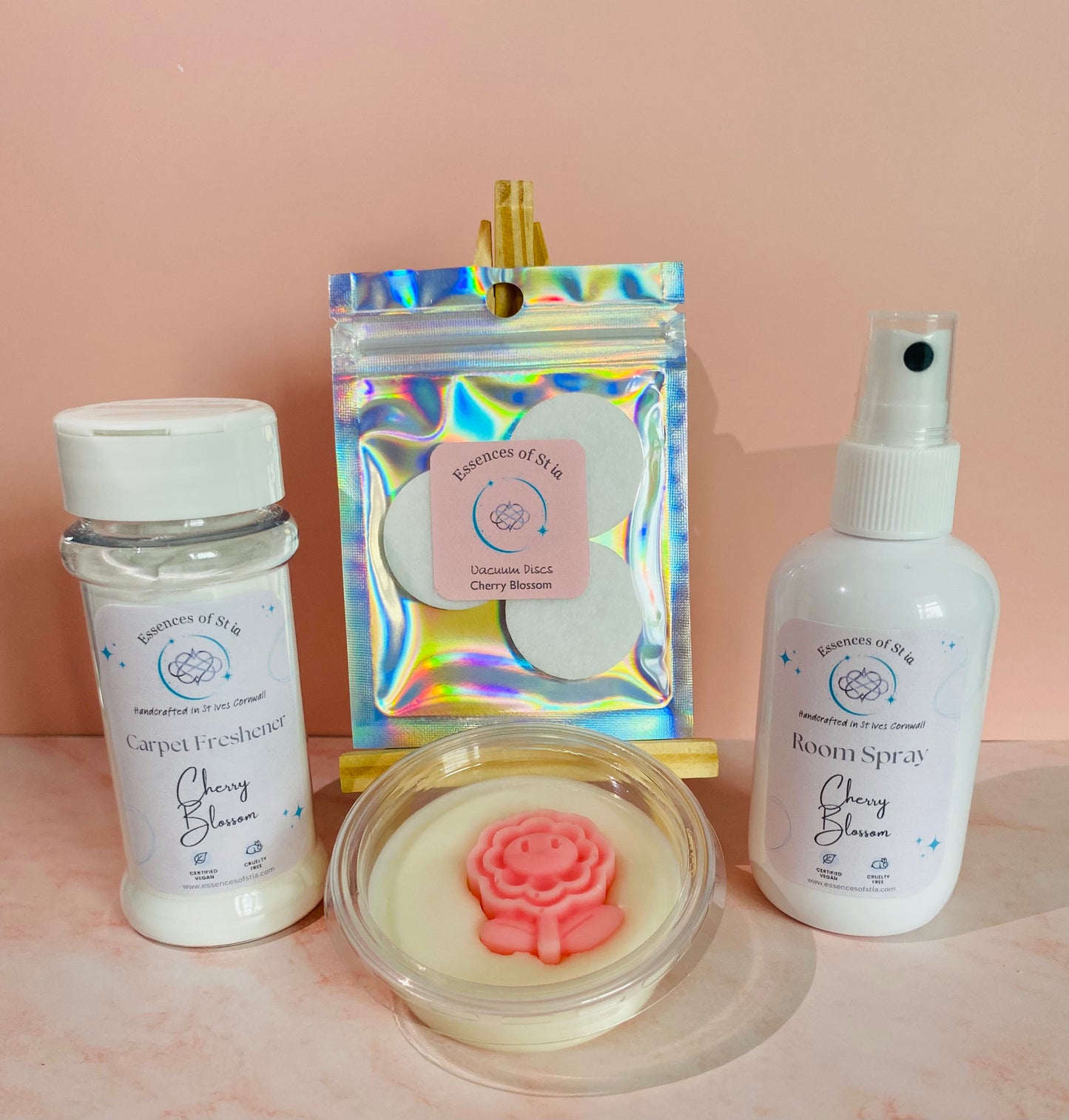Cherry Blossom Home Fragrance Collection | Highly Scented Long-Lasting Vegan | Luxury Gift Set by Essences of St ia