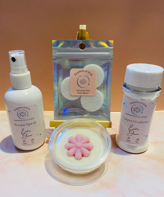 Exotic Bloom Home Fragrance Collection | Highly Scented Long-Lasting Vegan | Luxury Gift Set by Essences of St ia