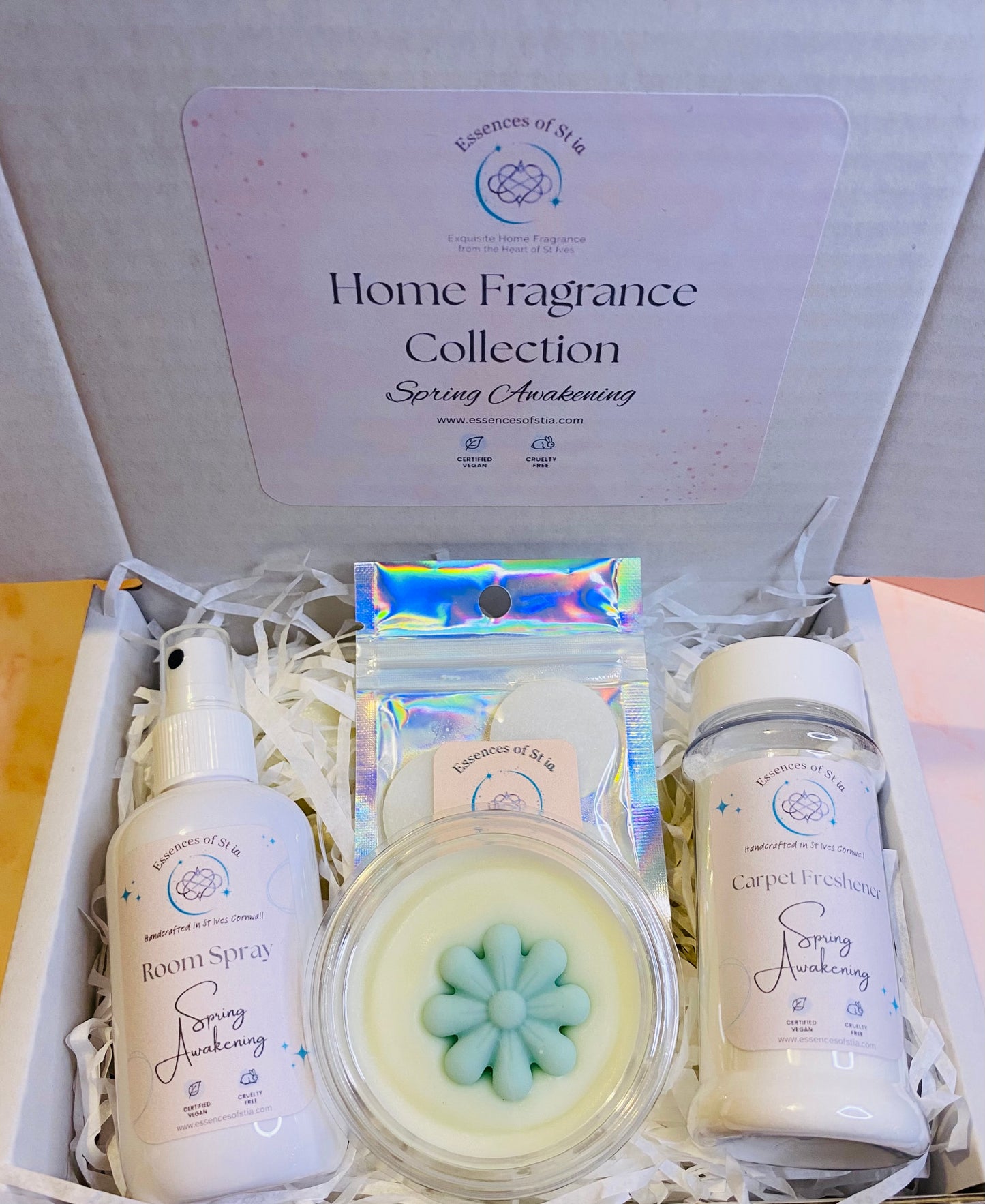 Spring Awakening Home Fragrance Collection | Highly Scented Long-Lasting Vegan | Luxury Gift Set by Essences of St ia