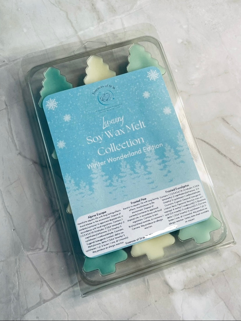 Luxury Soy Wax Melt Collection ~ Winter Wonderland Edition | Highly Scented & Long Lasting | Vegan & Cruelty Free | Essences of St ia