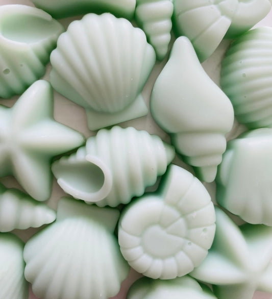 Seashell Soy Wax Melts ~ Baby Powder | Highly Scented Long-Lasting & Vegan