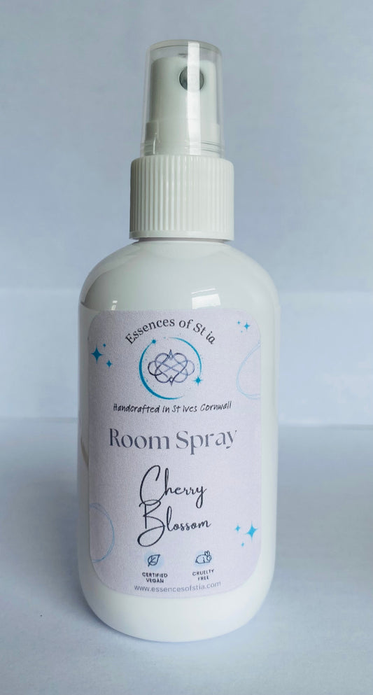 Cherry Blossom Room Spray - A laundry-inspired, floral scent. Eco-luxury, highly scented, long lasting home fragrance housed in an eco-conscious PET bottle. 