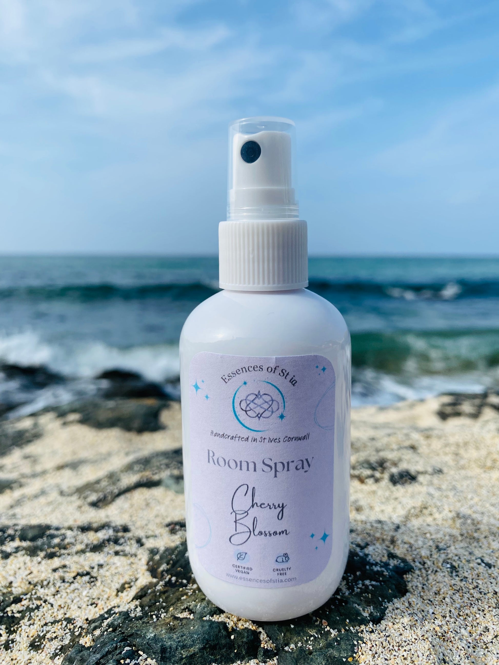 Cherry Blossom Room Spray - Luxurious laundry-inspired, floral home fragrance from the heart of St Ives, Cornwall. Highly scented, long lasting, vegan friendly and cruelty Free. 