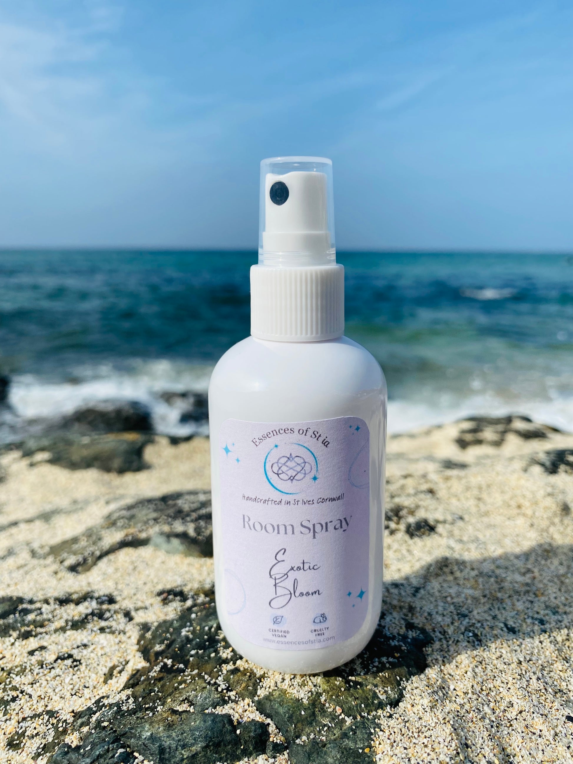 Exotic Bloom Room Spray - Luxurious vibrant, floral, laundry-inspired home fragrance from the heart of St Ives, Cornwall. Highly scented, long lasting, vegan friendly and cruelty Free. 