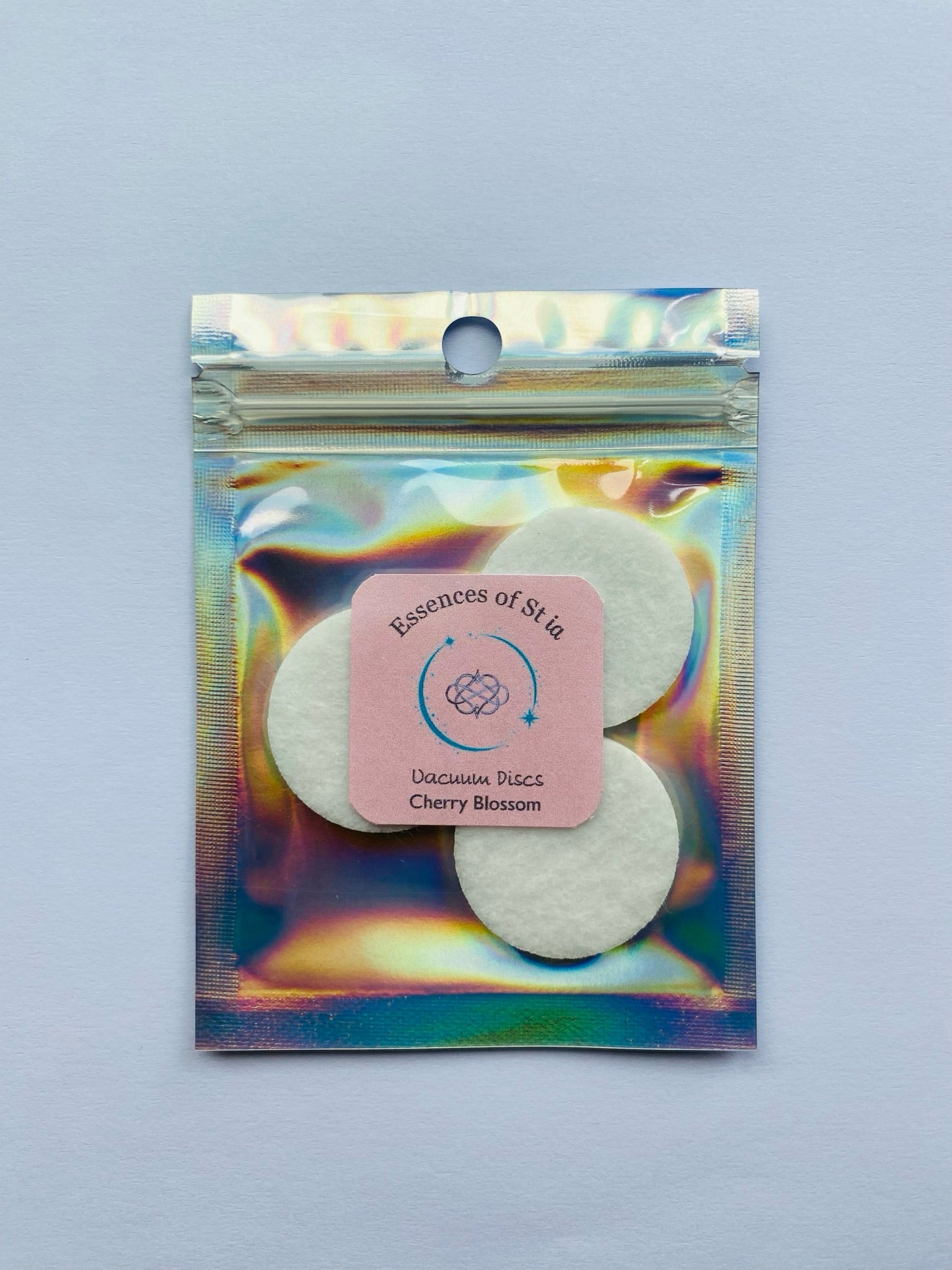 Cherry Blossom Vacuum Discs - Long lasting laundry-inspired, floral fragranced discs for highly scented eco-luxury. Handmade in St Ives, Cornwall