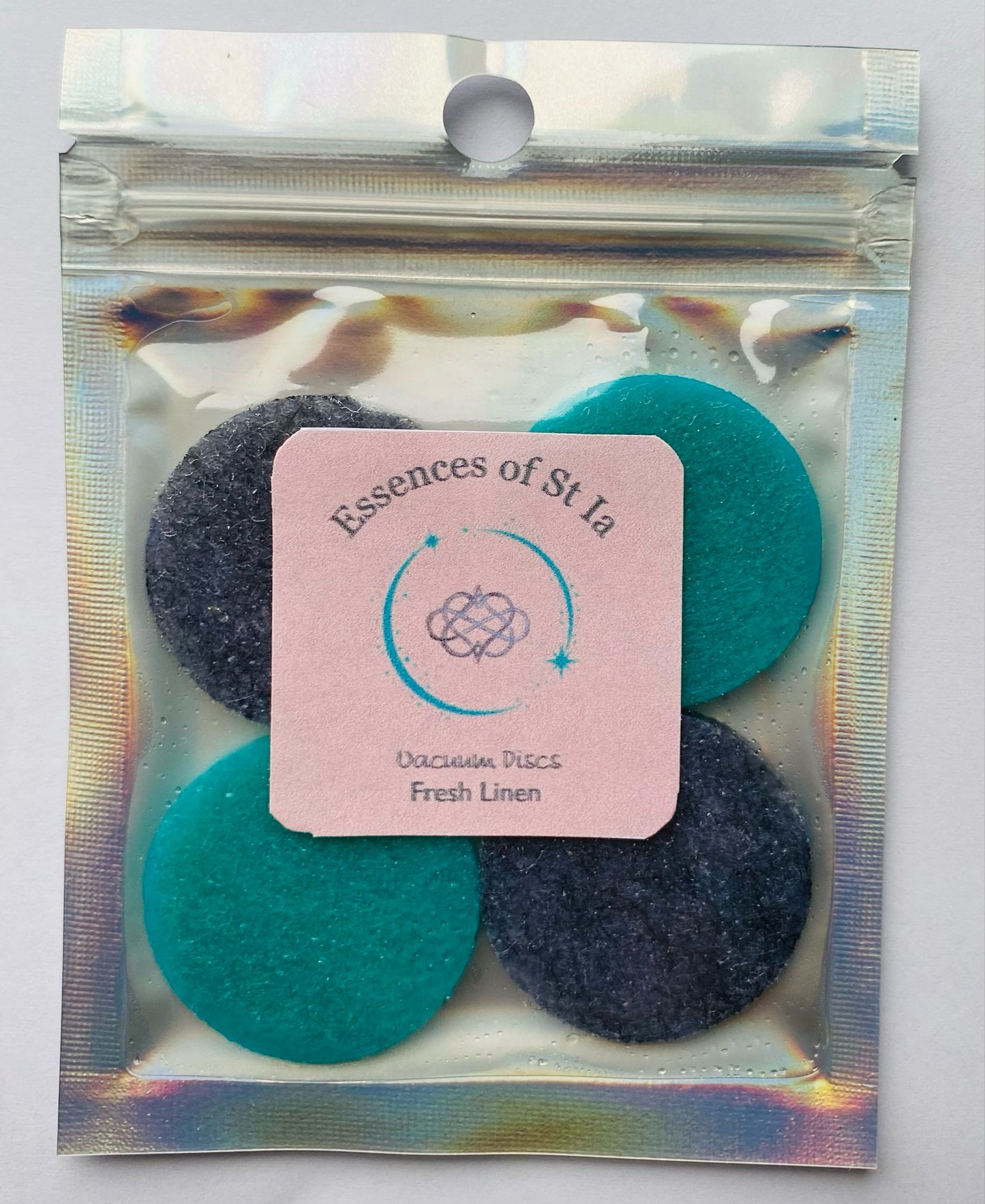 Fresh Linen Vacuum Discs (Pack of 4) – Highly Scented, Long-Lasting & Vegan | Handmade in St Ives