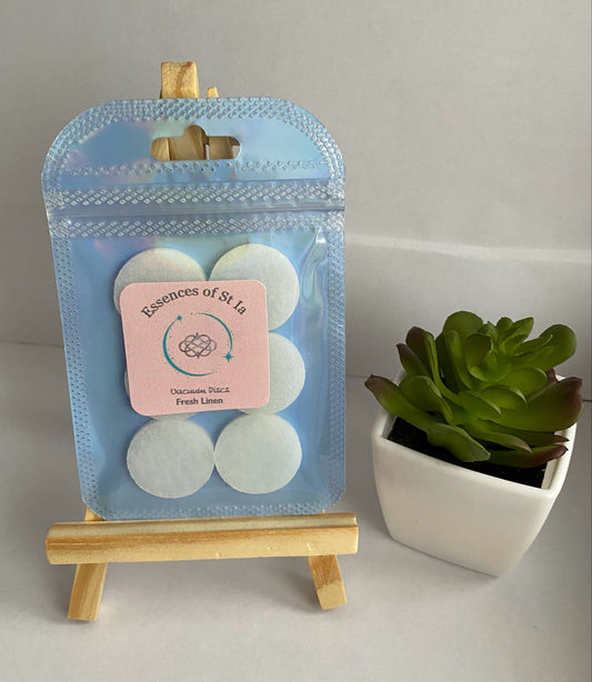 Fresh Linen Vacuum Discs (Pack of 6) – Highly Scented, Long-Lasting & Vegan | Handmade in St Ives